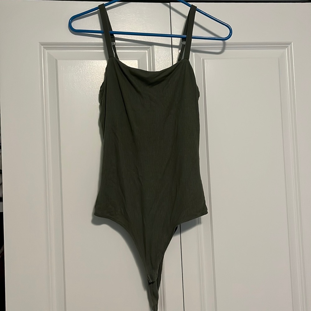 Hollister olive bodysuit